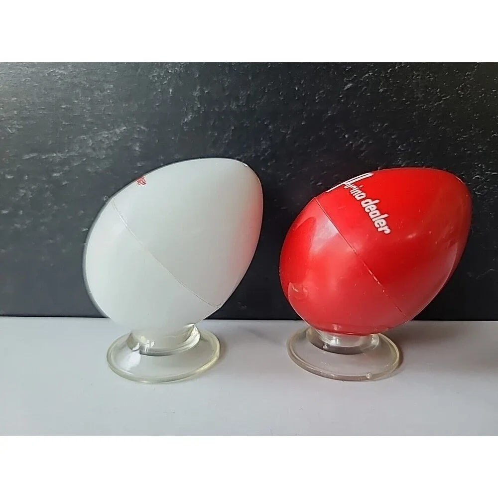 Purina Egg Shaped Salt And Pepper Shakers Vintage